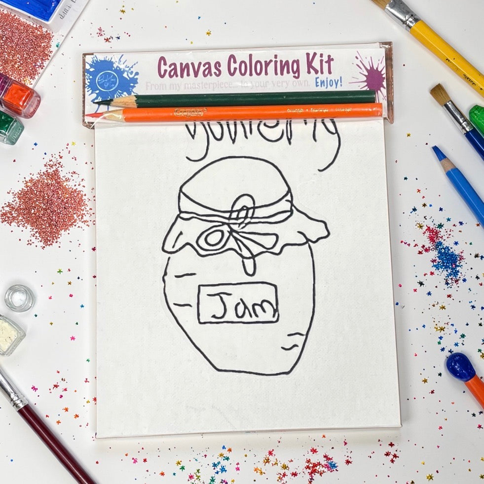 Canvas Coloring Kit