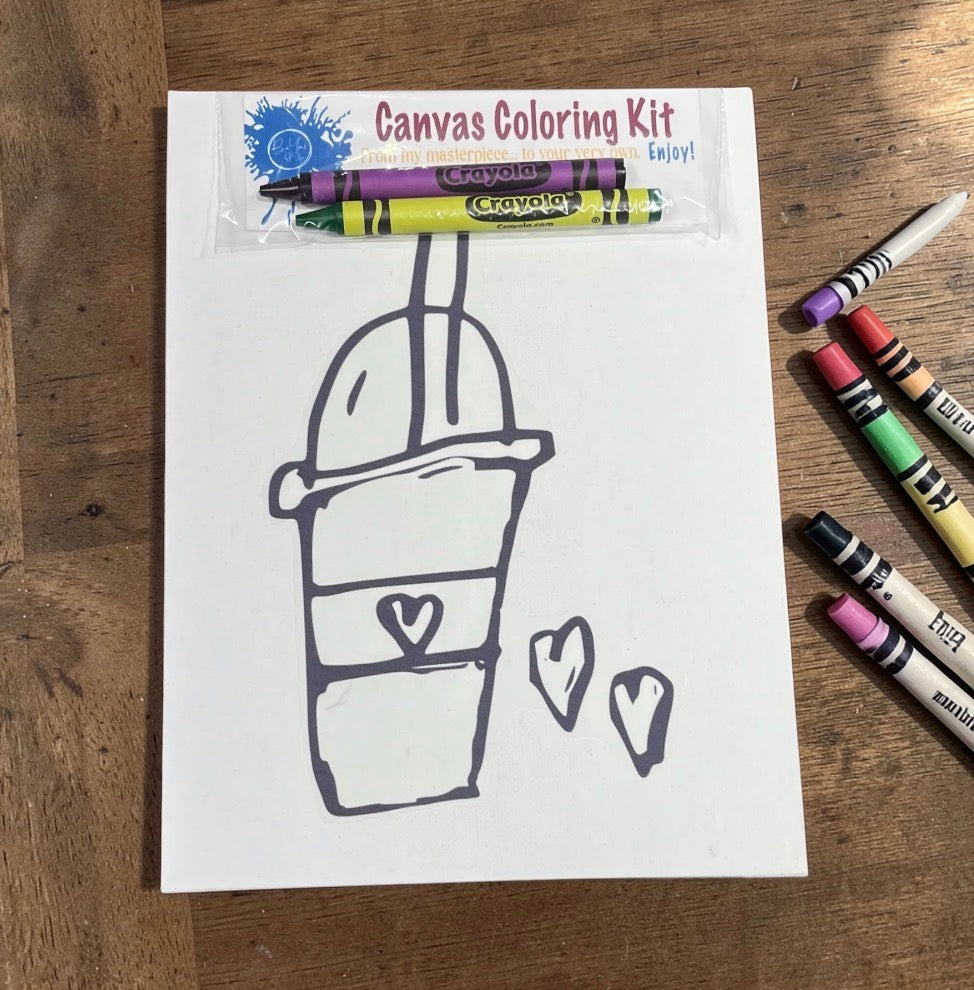 Canvas Coloring Kit