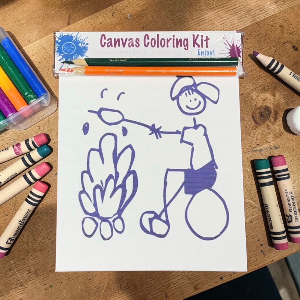 Canvas Coloring Kit