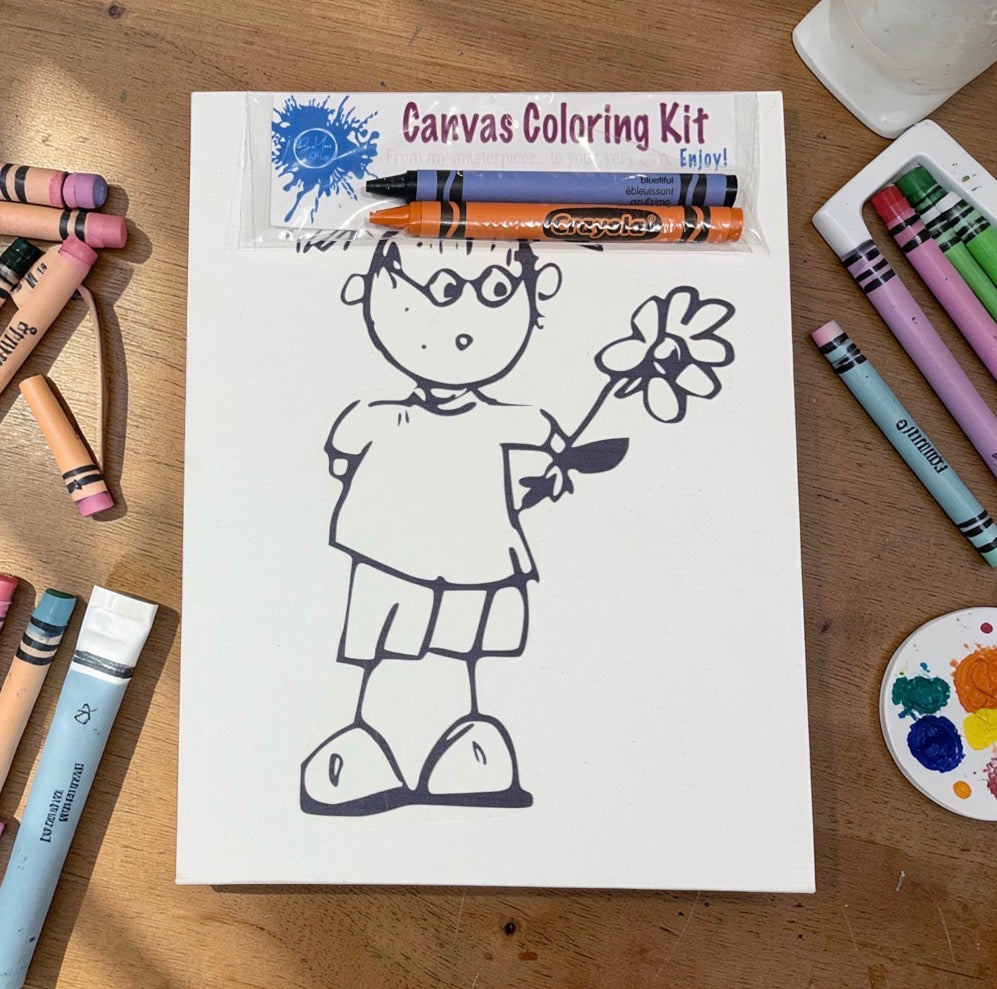 Canvas Coloring Kit