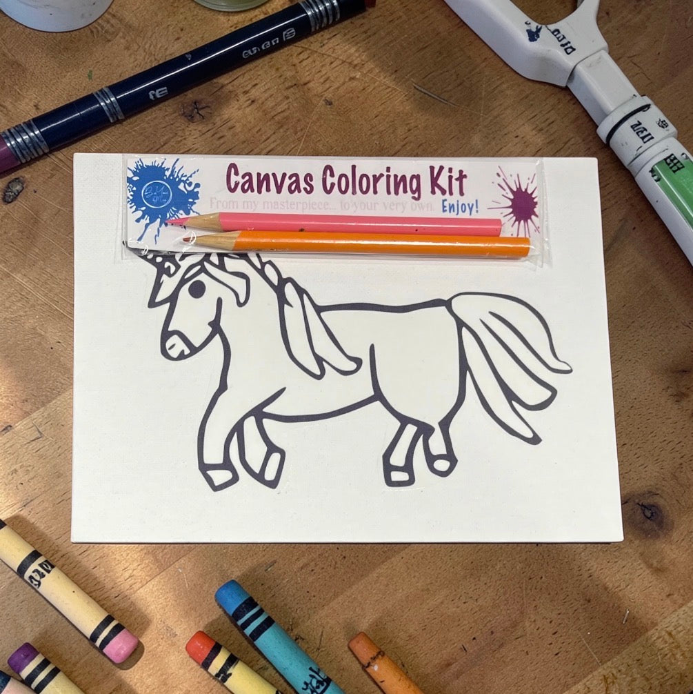 Canvas Coloring Kit