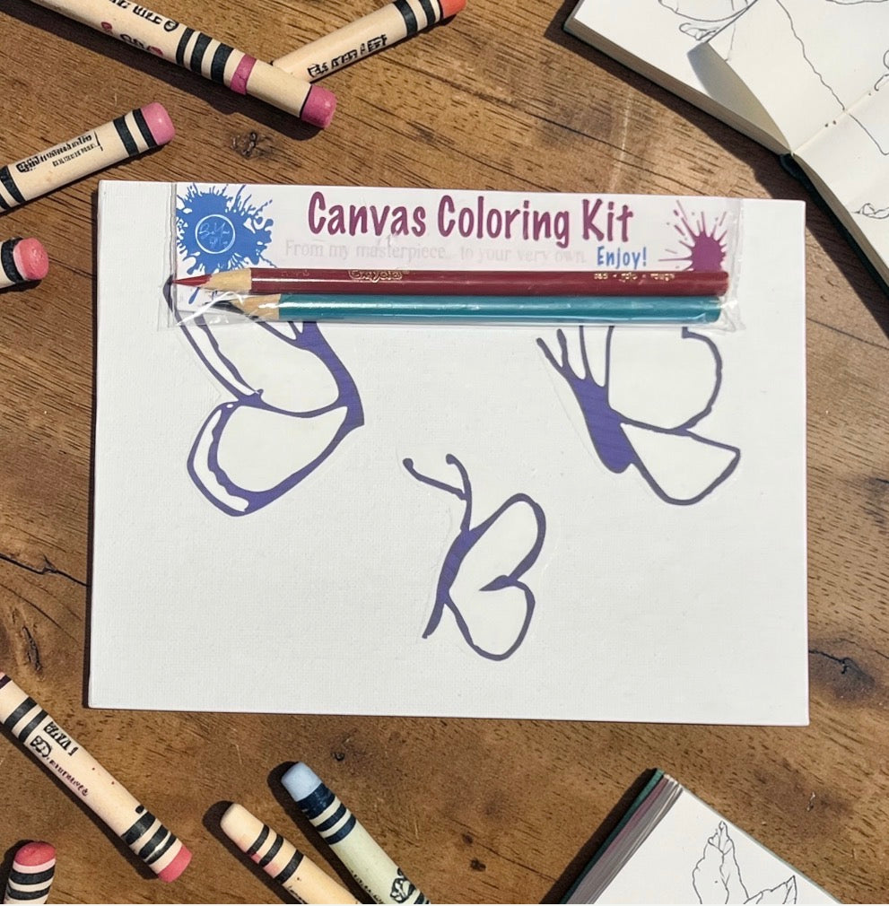 Canvas Coloring Kit