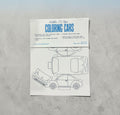 Foldable 3-D Paper Coloring Car
