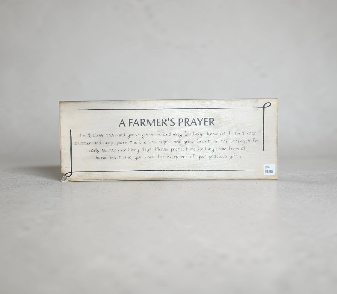 A Farmer's Prayer