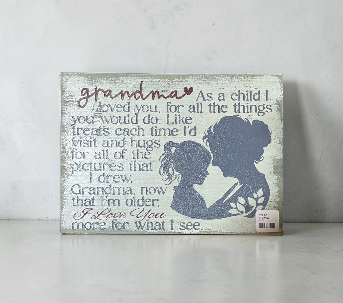 Grandma I love you
