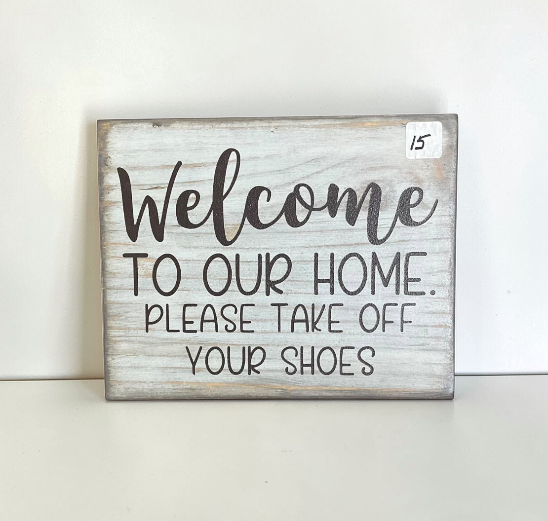 Take Off Your Shoes