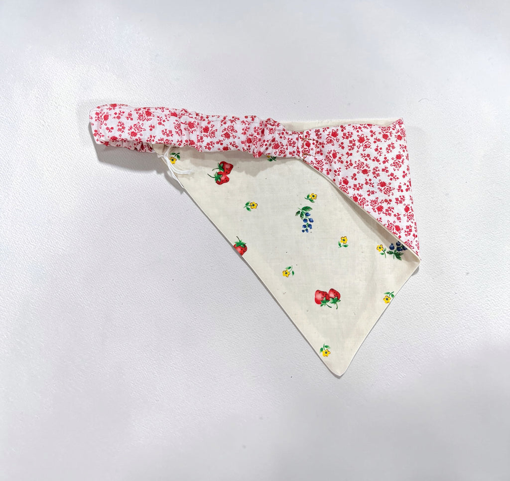 Elastic Reversible Pet Bandana (Varying Sizes)