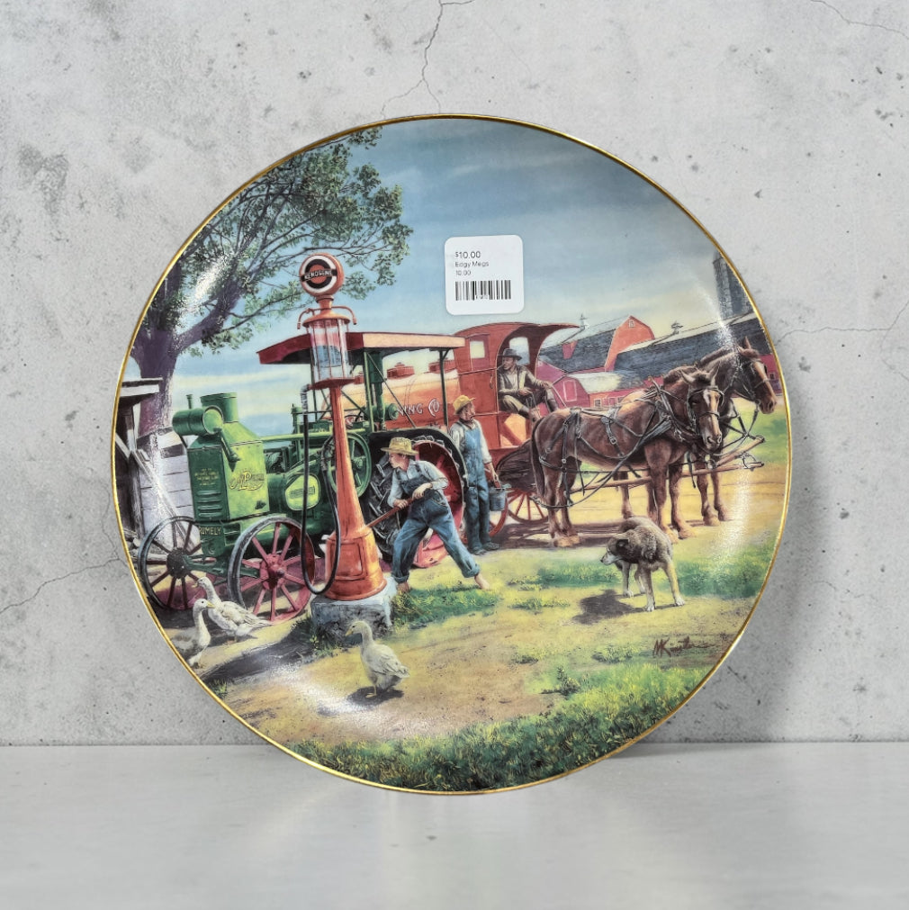 Danbury Mint Fill 'er Up Collector Plate