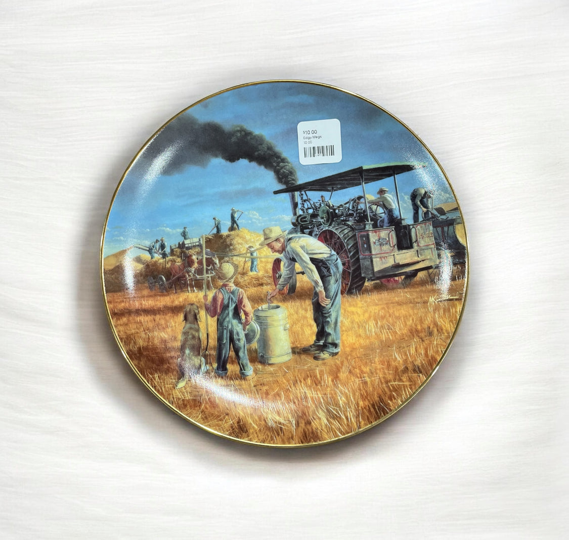 Danbury Mint Prairie Gold Collector Plate