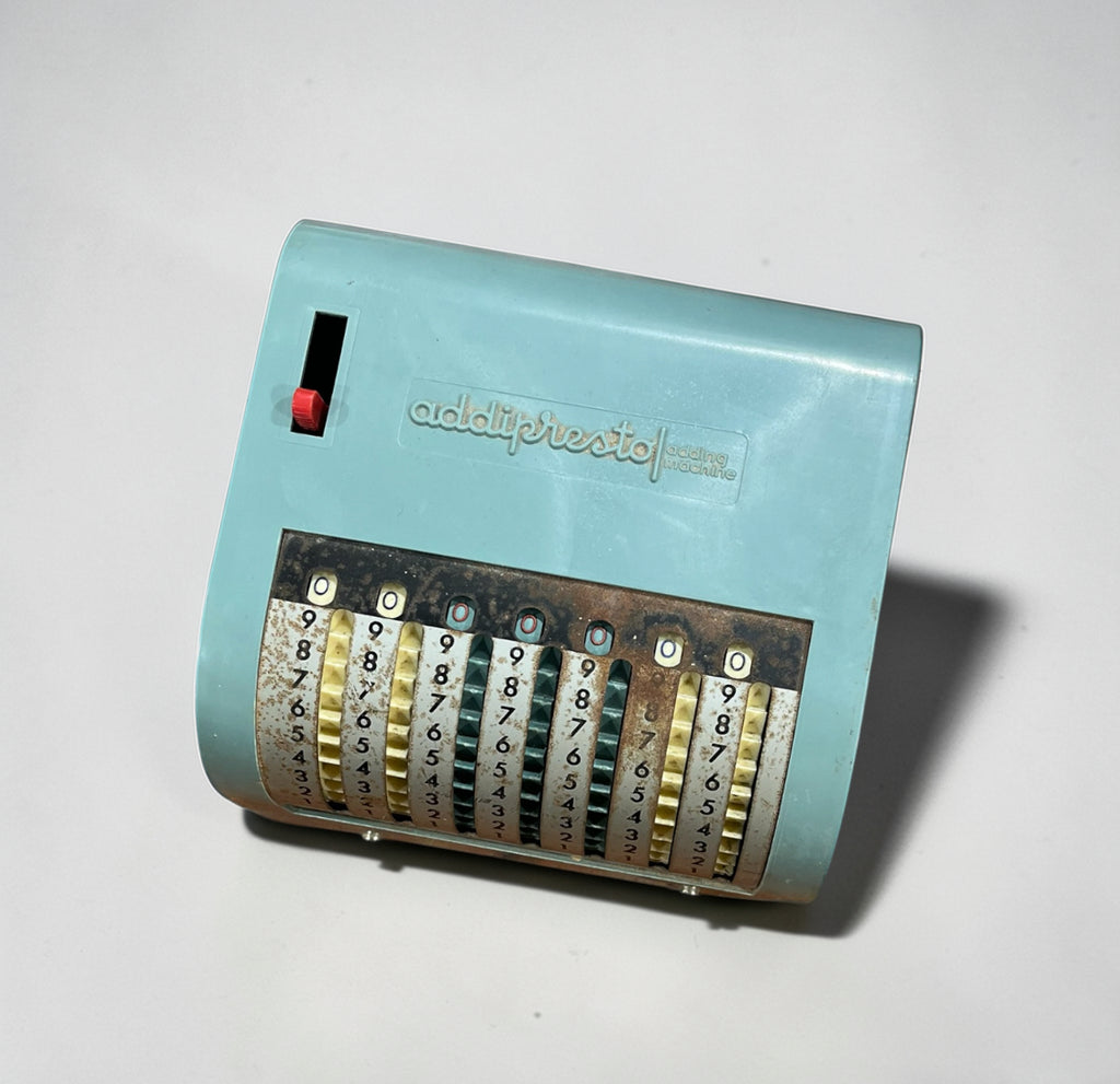 Vintage Addipresto Adding Machine