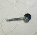 Vintage Hanging Gray Speckled Enamelware Ladle