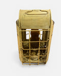 Decorative Punched Metal Lantern with Mini Oil Lamp