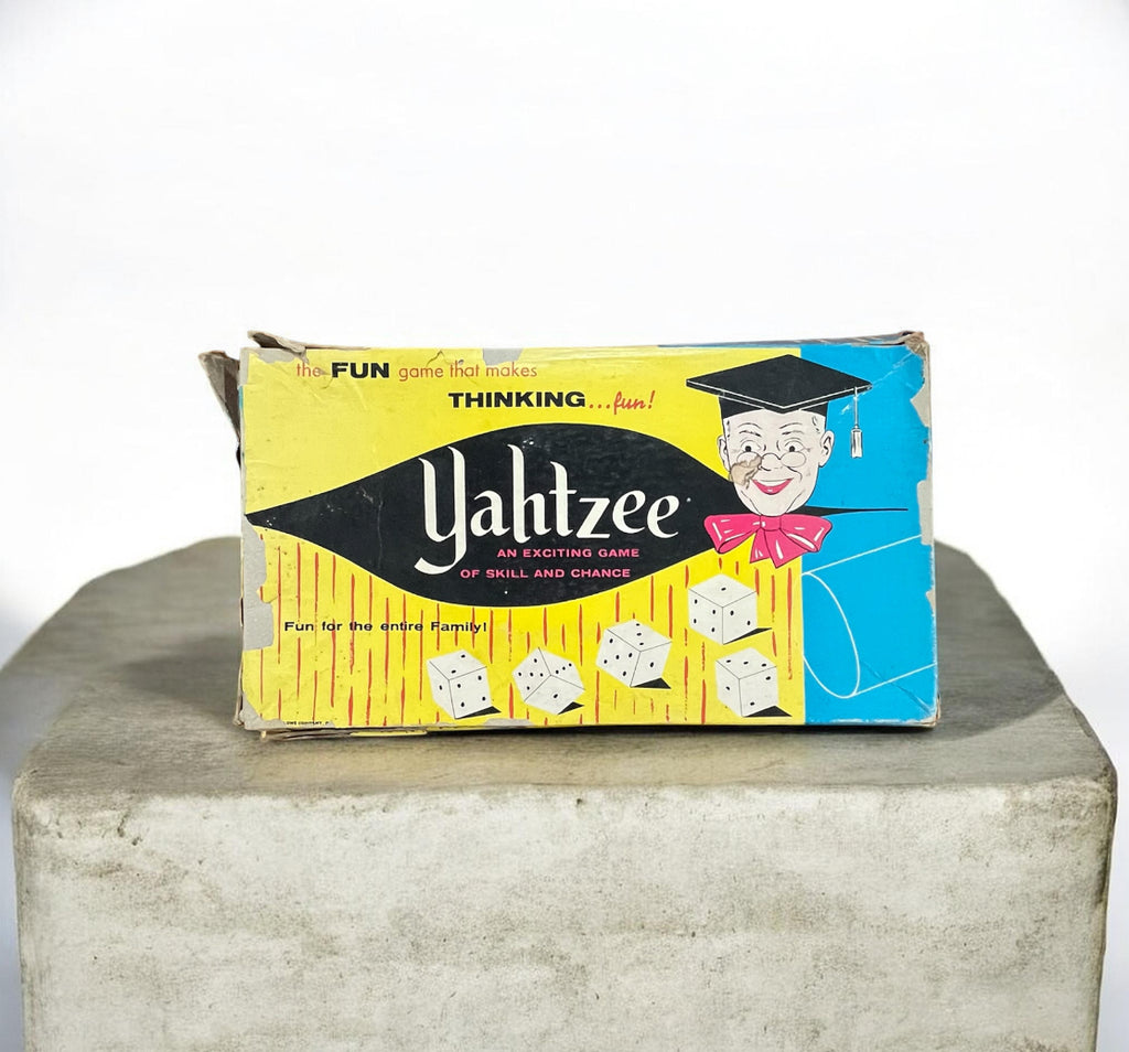 1956 Yahtzee Dice Game Complete