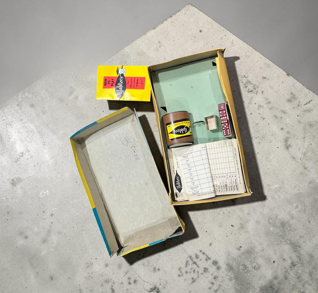 1956 Yahtzee Dice Game Complete