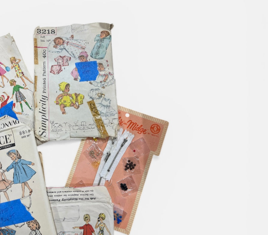 Box of Vintage Patterns