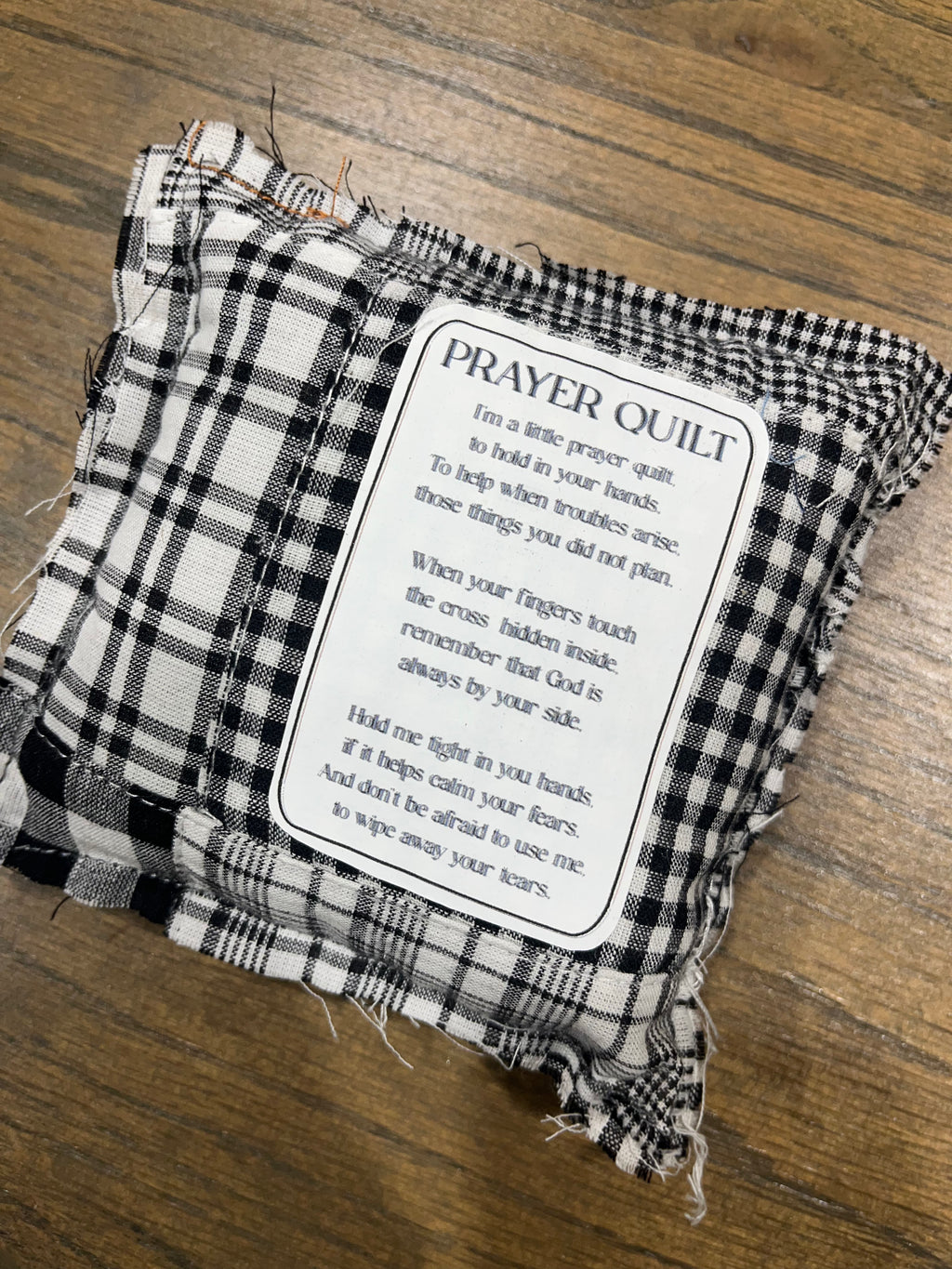 Quilted Prayer Pillow