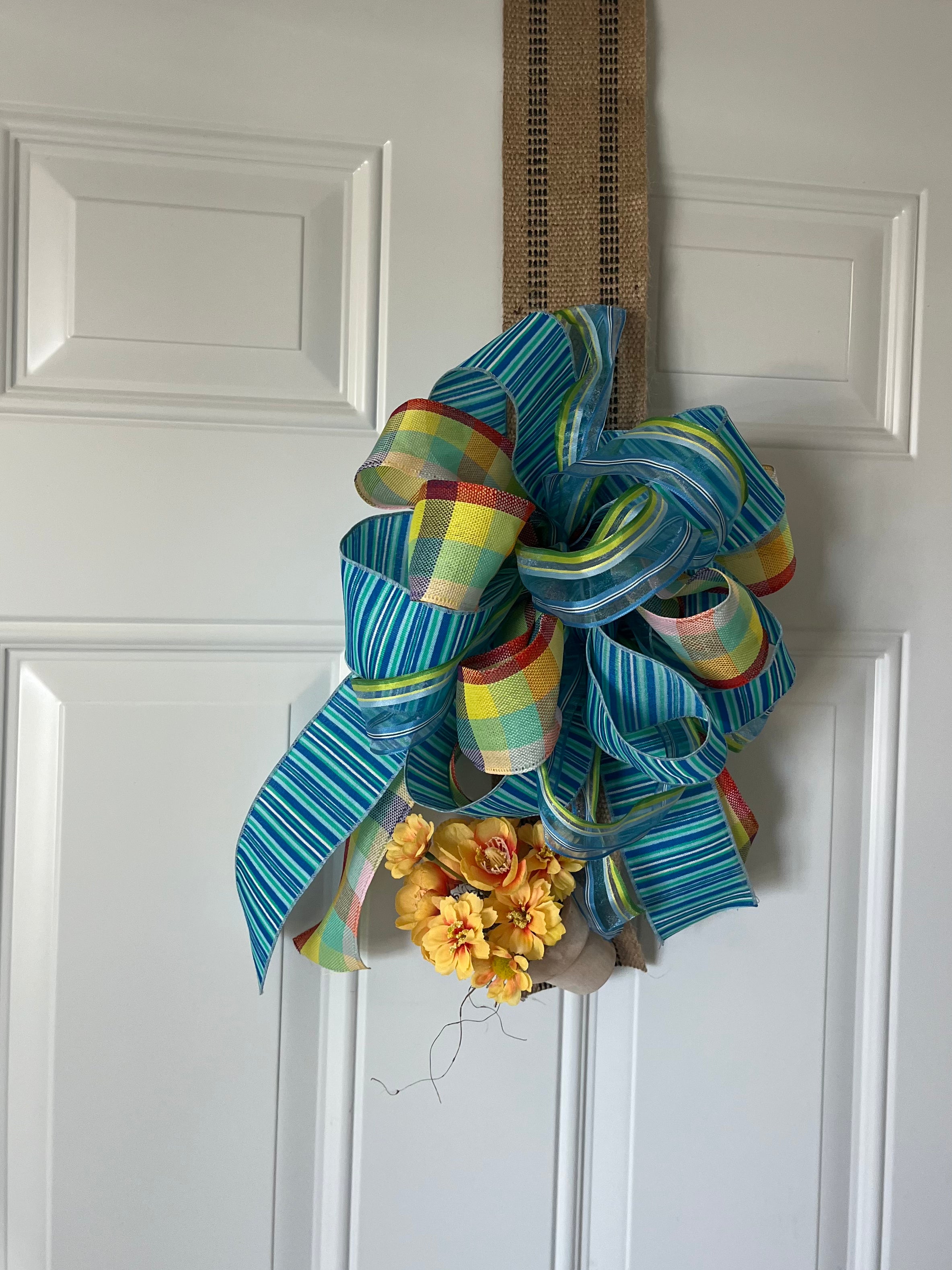 Multi- Color Over the Door Double Sided Swag