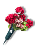 Artificial Floral Cemetery Vase