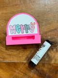 Christmas Gift Box Holder and Lip Balm