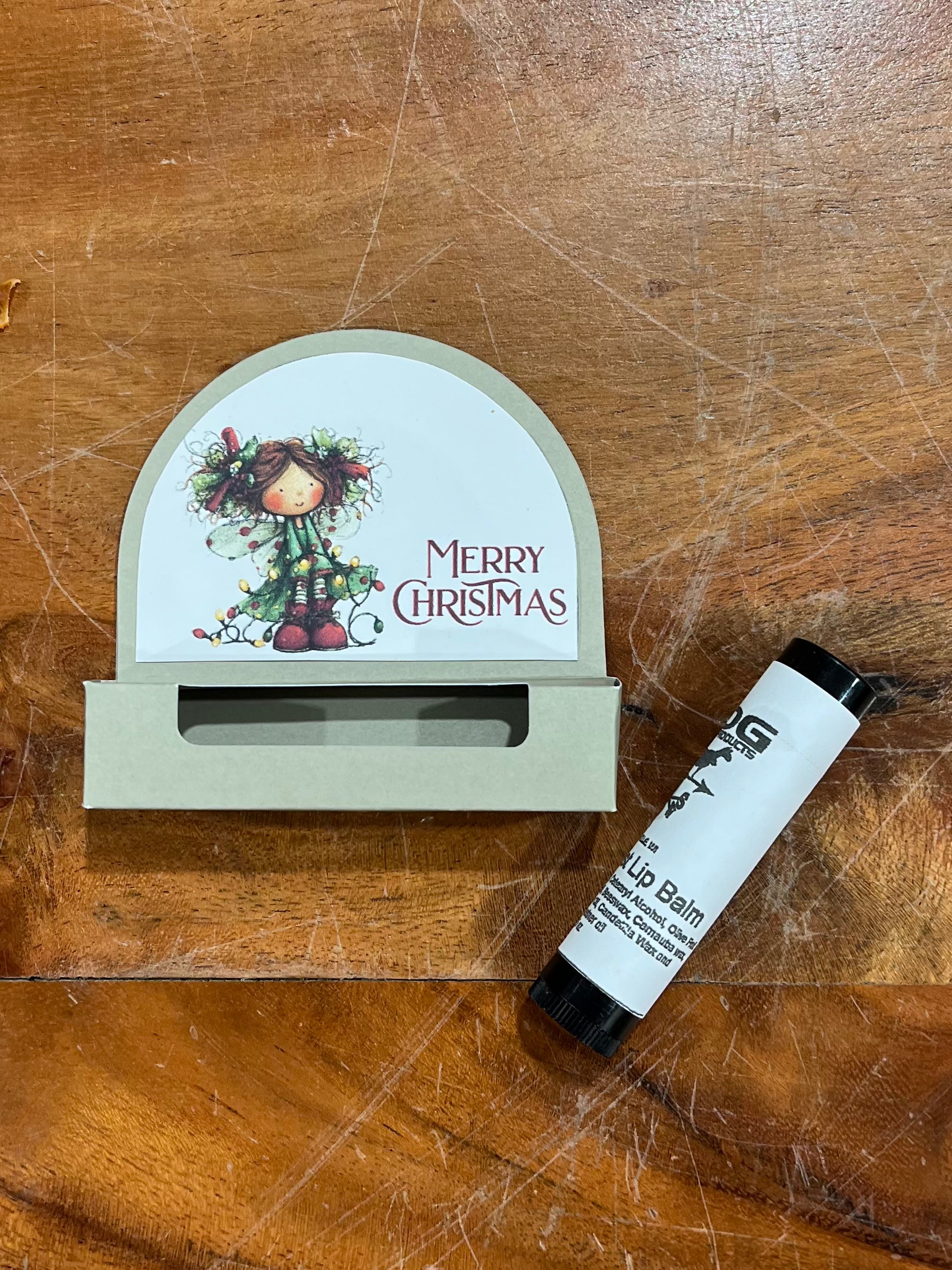 Christmas Gift Box Holder and Lip Balm