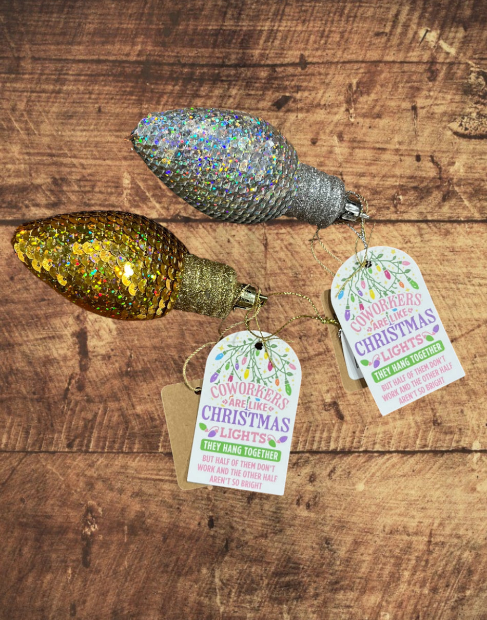 Lightbulb Quote Ornament
