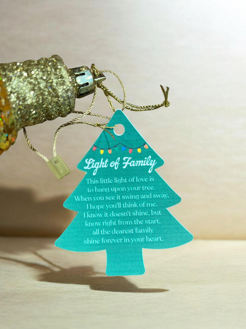 Lightbulb Quote Ornament
