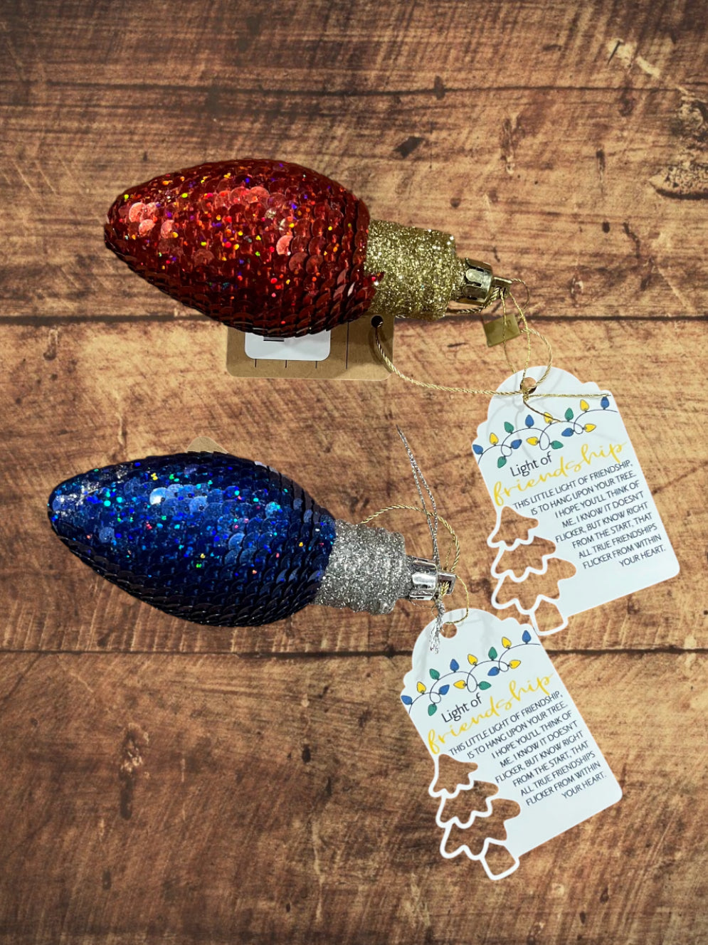 Lightbulb Quote Ornament