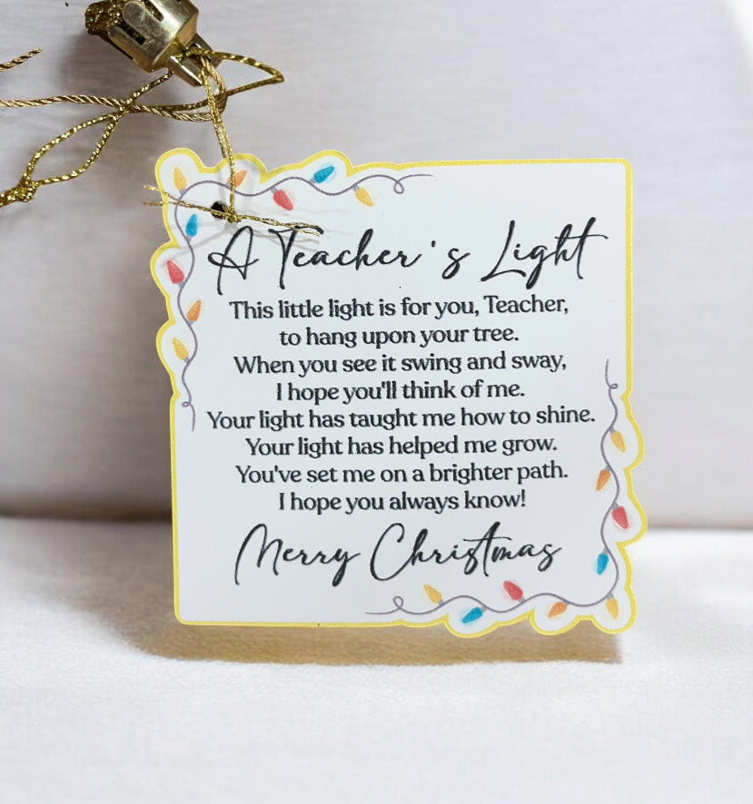 Lightbulb Quote Ornament
