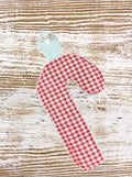 Fabric Candy Cane Ornament