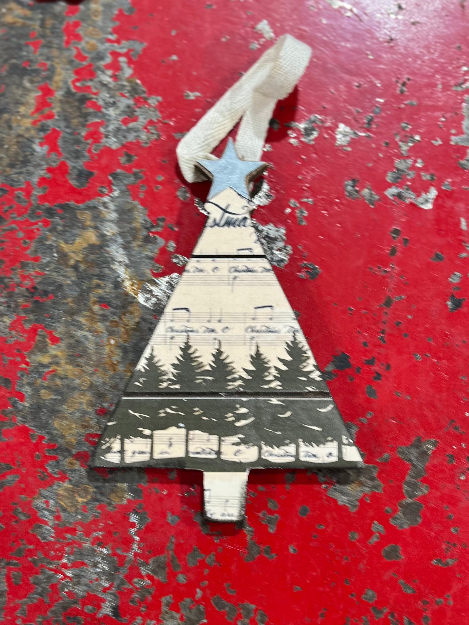 Wooden Tree Ornament