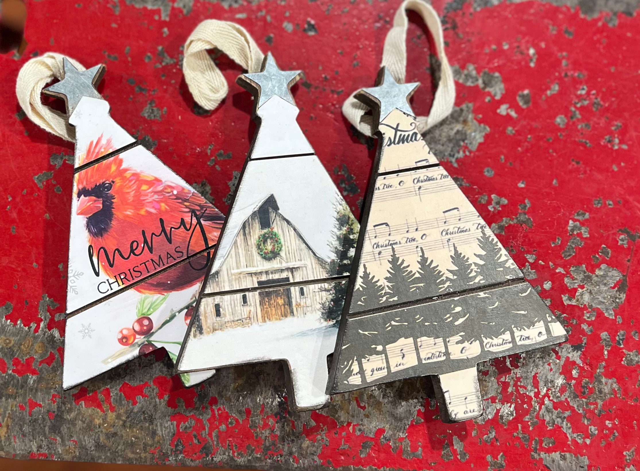 Wooden Tree Ornament