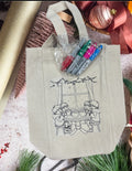 Canvas Coloring Totes