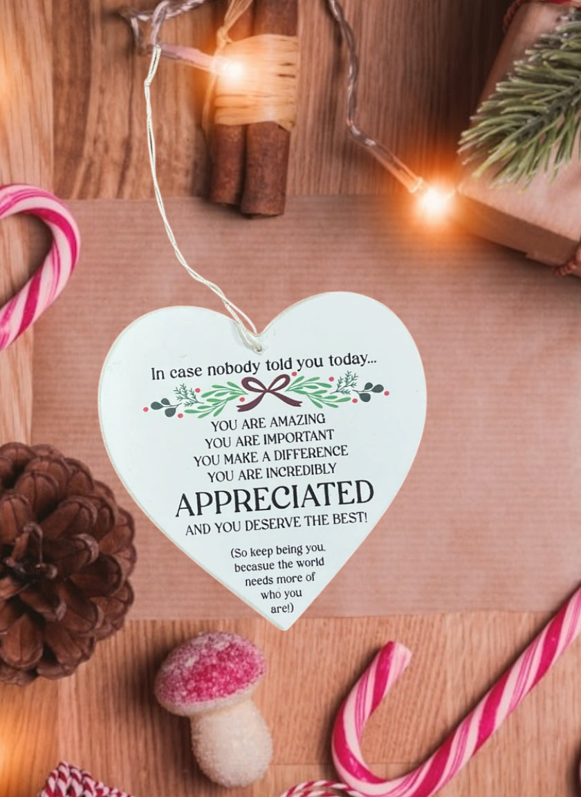 Heart Christmas Ornaments