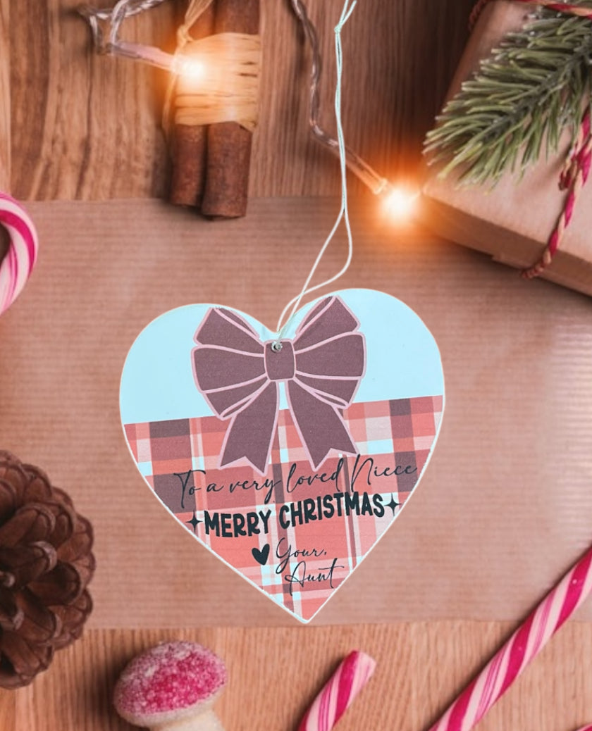 Heart Christmas Ornaments