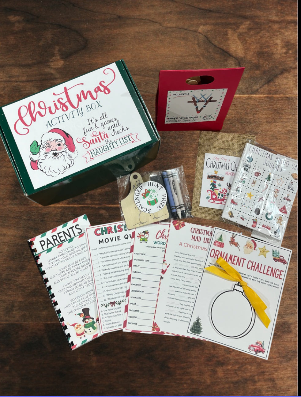 Christmas Activity Box