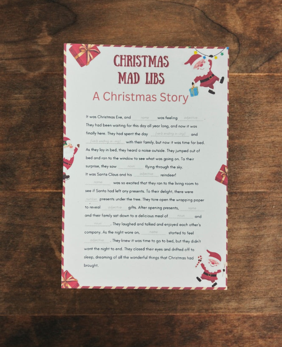 Christmas Activity Box