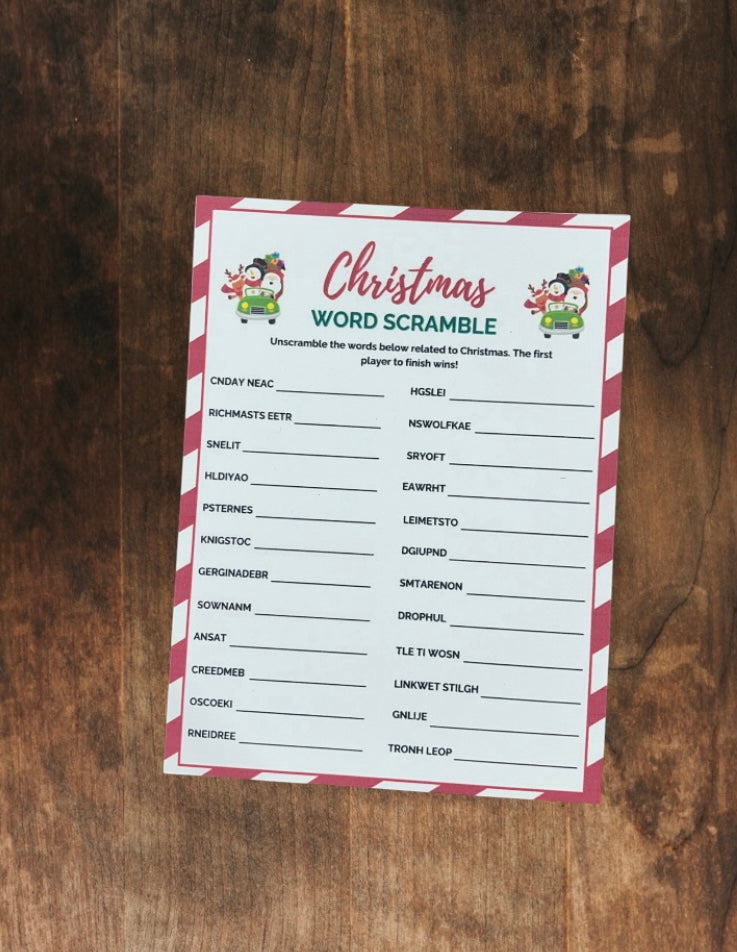 Christmas Activity Box