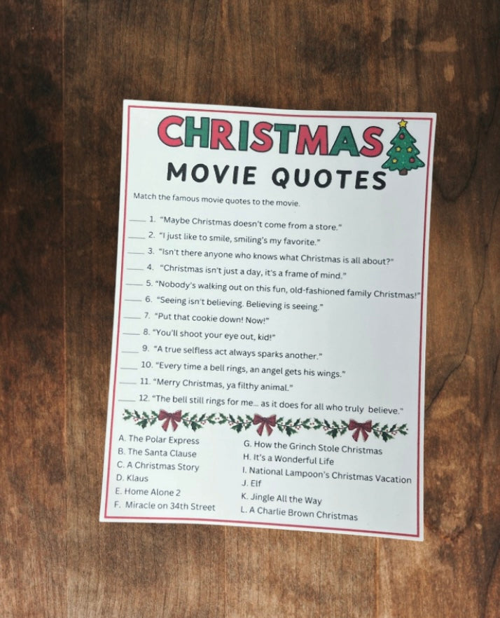 Christmas Activity Box