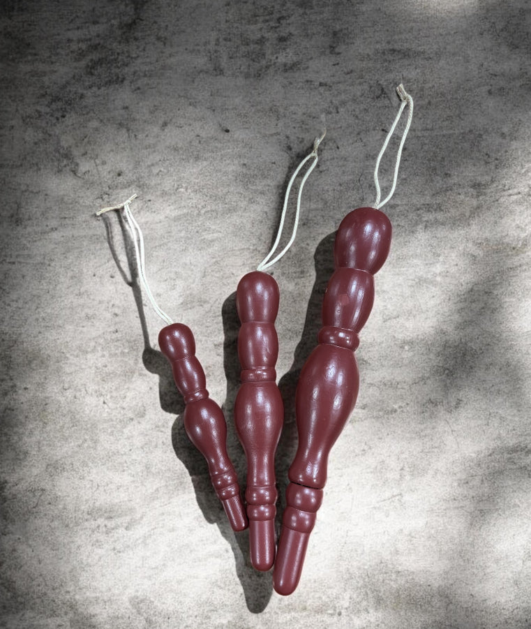 Wooden Spindle Ornaments
