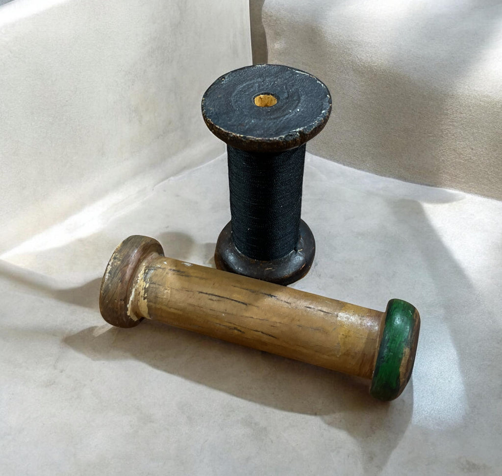 Antique Wooden Small Textile Bobbin