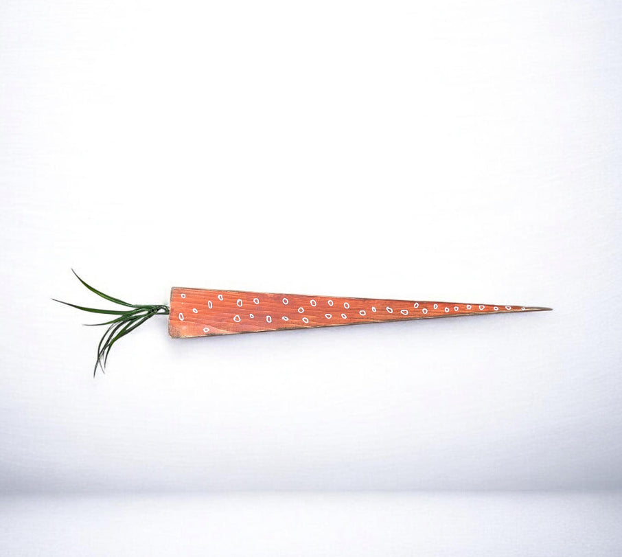 23" Wooden Carrots
