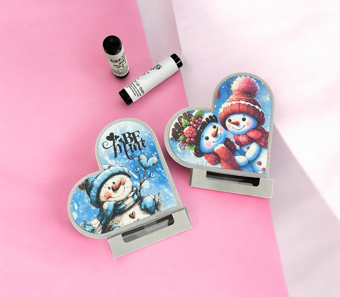 Valentines Gift Box Holder and Lip Balm