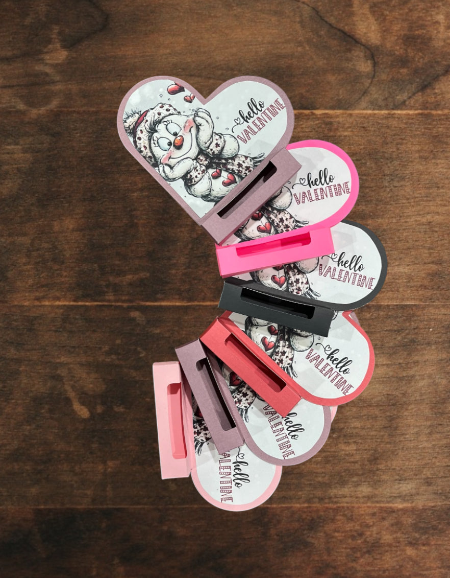 Valentines Gift Box Holder and Lip Balm