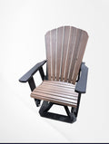 Fan Back Swivel Glider