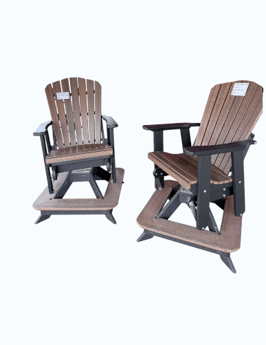 Fan Back Swivel Balcony Glider